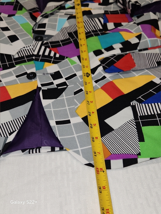 OppoSuits "Testival" Retro TV Pattern Blazer - Sz 50.  #G12 - Picture 11 of 16